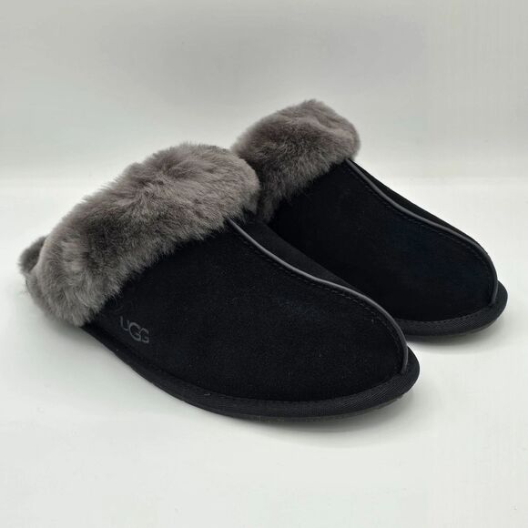 UGG Women’s Scuffette II Slippers 1106872 Black Pick Size - Picture 4 of 5